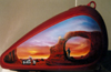 Harley tank Airbrush Monument Valley 