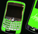 airbrush handy Blackberry  grün