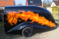  auto anhänger airbrush flammen