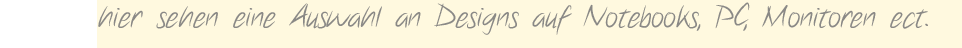 Airbrush design auf Notebook
