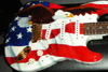 Airbrush-Design-Gitarre-Amerika-Flagge