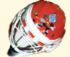 Airbrush Torwartmaske-Eishockey-helm-capitals-rot