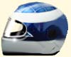 Helme/Kart/Airbrush-Design-kart-helm-blau-weiss