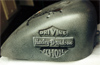 Airbrush bild Harley Tank Granit (mit Airbrush Pistole iwata hpb)